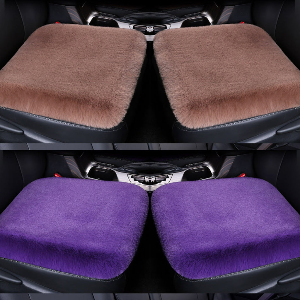 Twowood Winter Universal Warm Plush Soft Car Seat Cushion Non-slip Pad Cover Protector