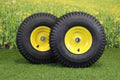 Antego Tire and Wheel 15x6.00-6 Tires & Wheels 4 Ply for Lawn & Garden Mower Turf Tires .75" Bearing (SET OF 2)