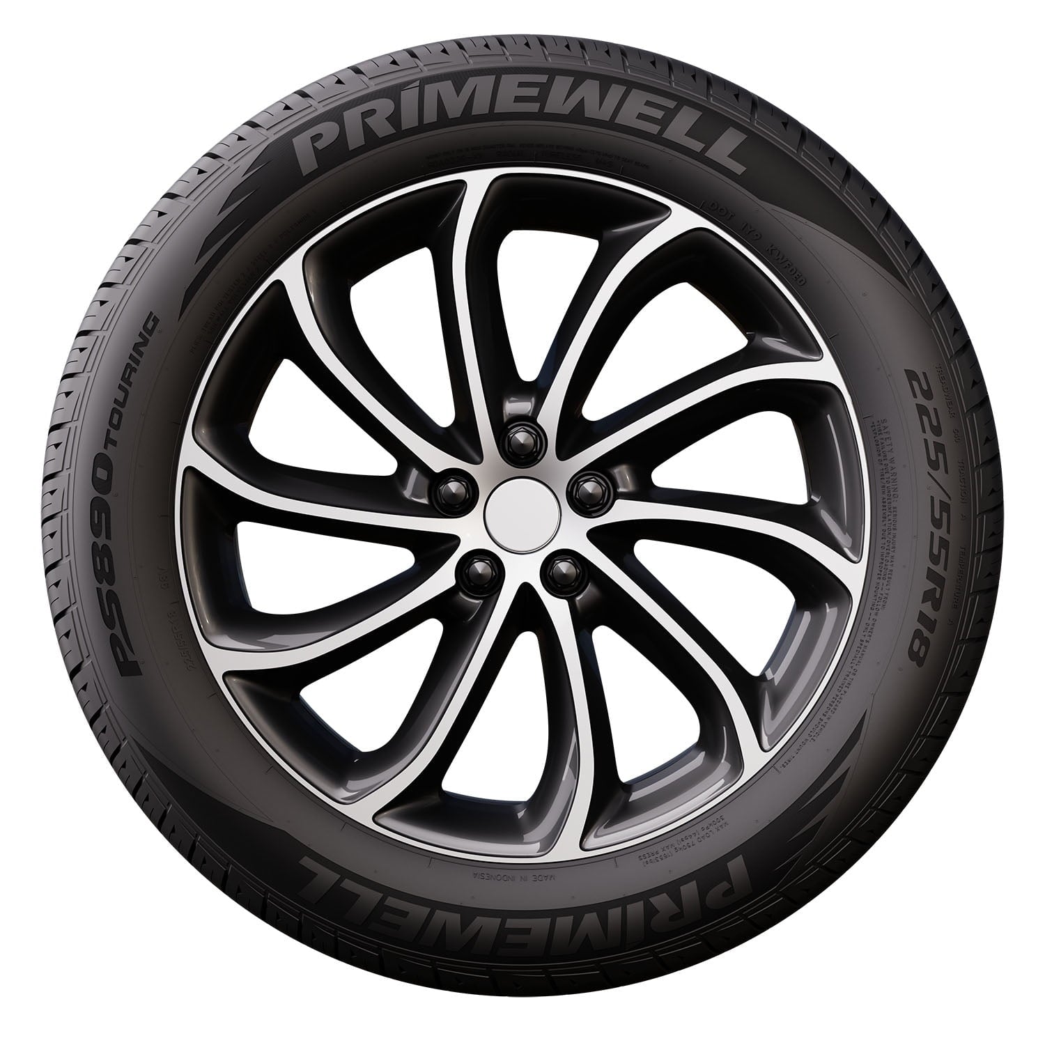 Primewell PS890 Touring All Season 225/55R18 98V Passenger Tire Fits: 2019 Subaru Crosstrek Hybrid, 2018 Subaru Crosstrek Base