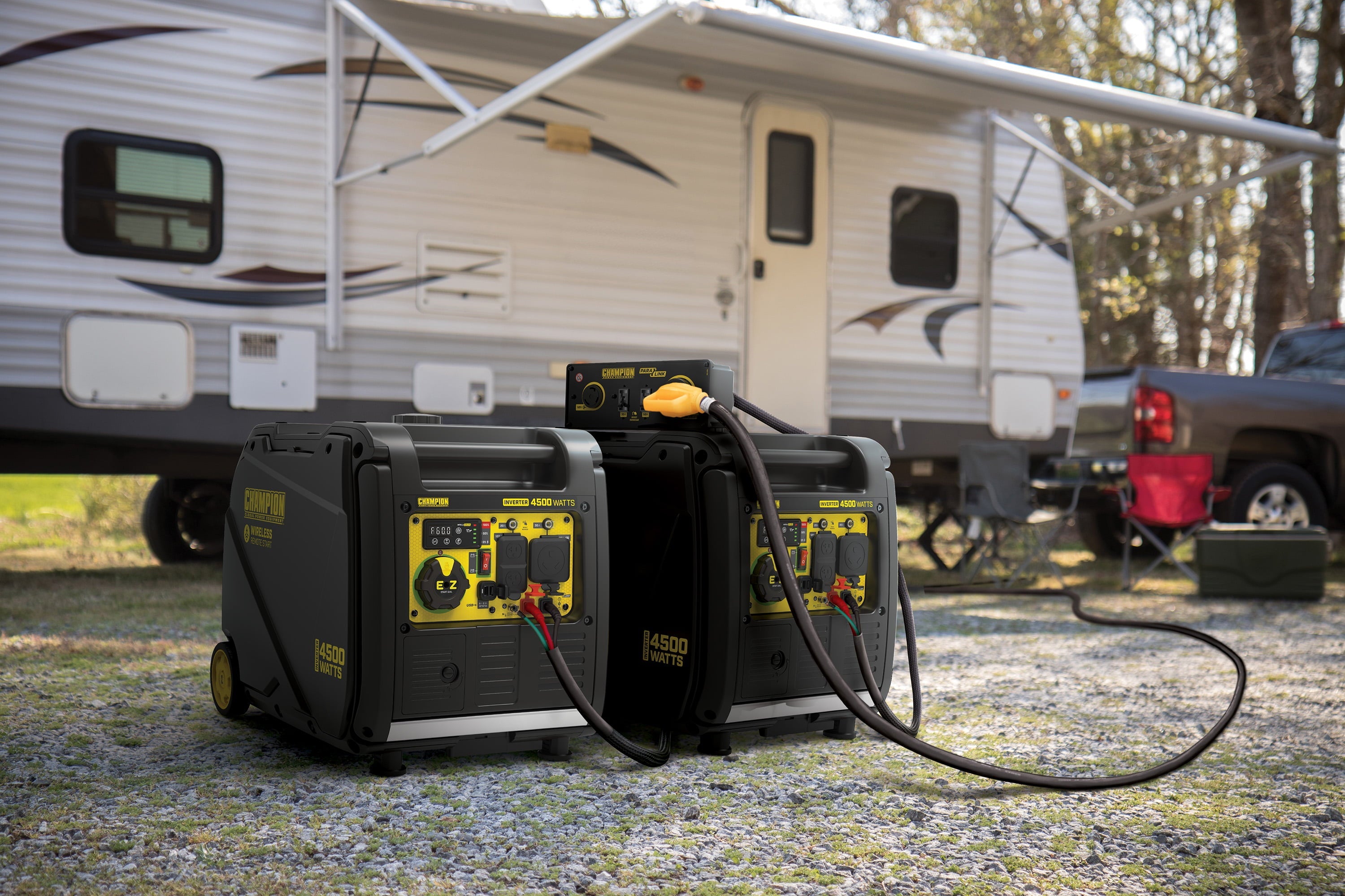 Champion Power Equipment 4500-Watt Portable Gasoline Inverter Generator with Wireless Remote Start