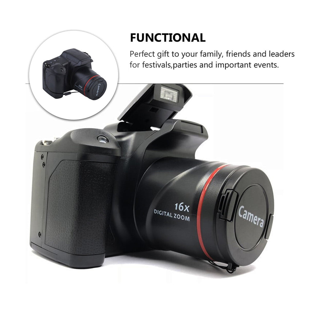 Digital Camera Portable 16x Zoom Video Camcorder Photography Telephoto Camera
