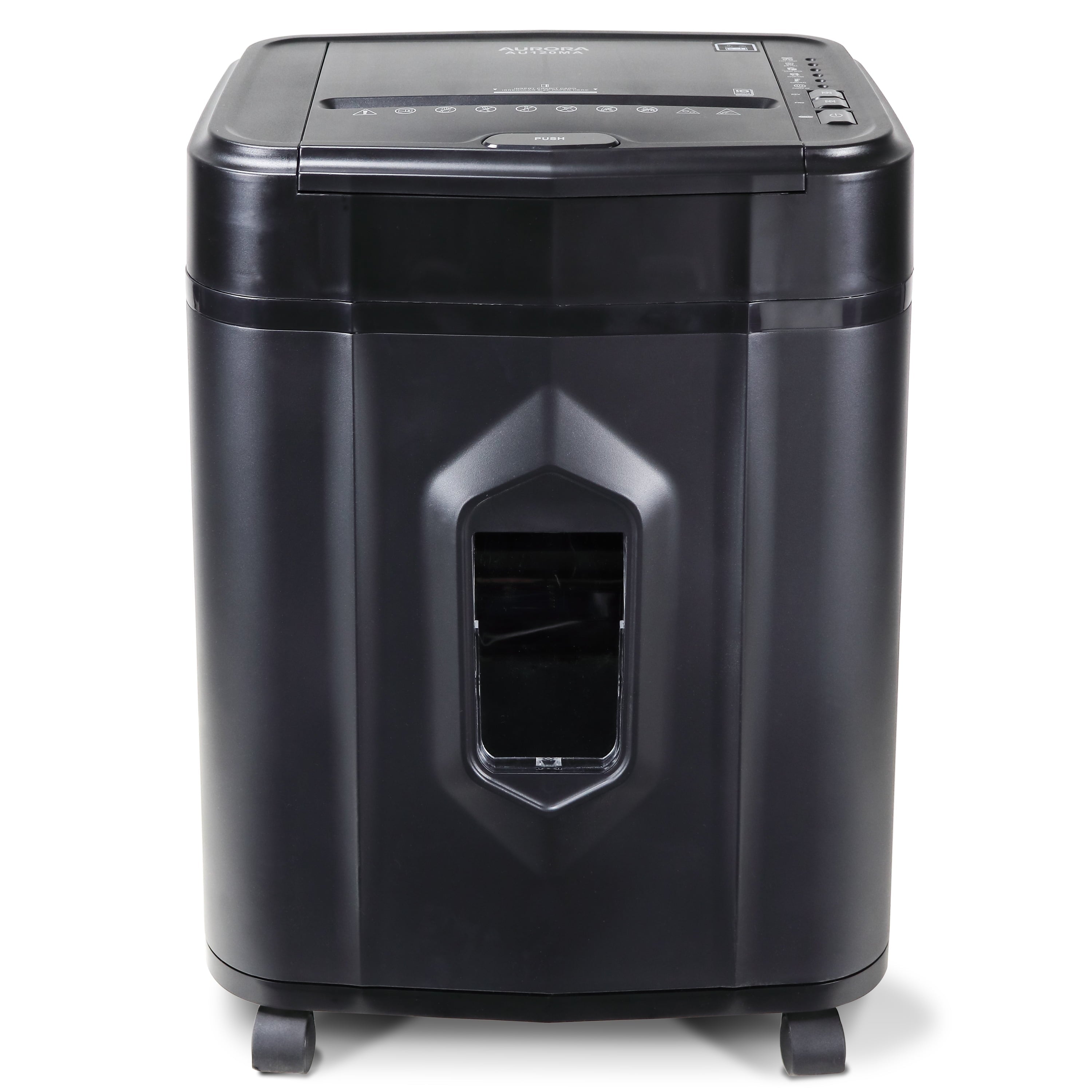 Aurora GB 120-Sheet Auto Feed Micro-Cut Paper Shredder with Pullout Basket