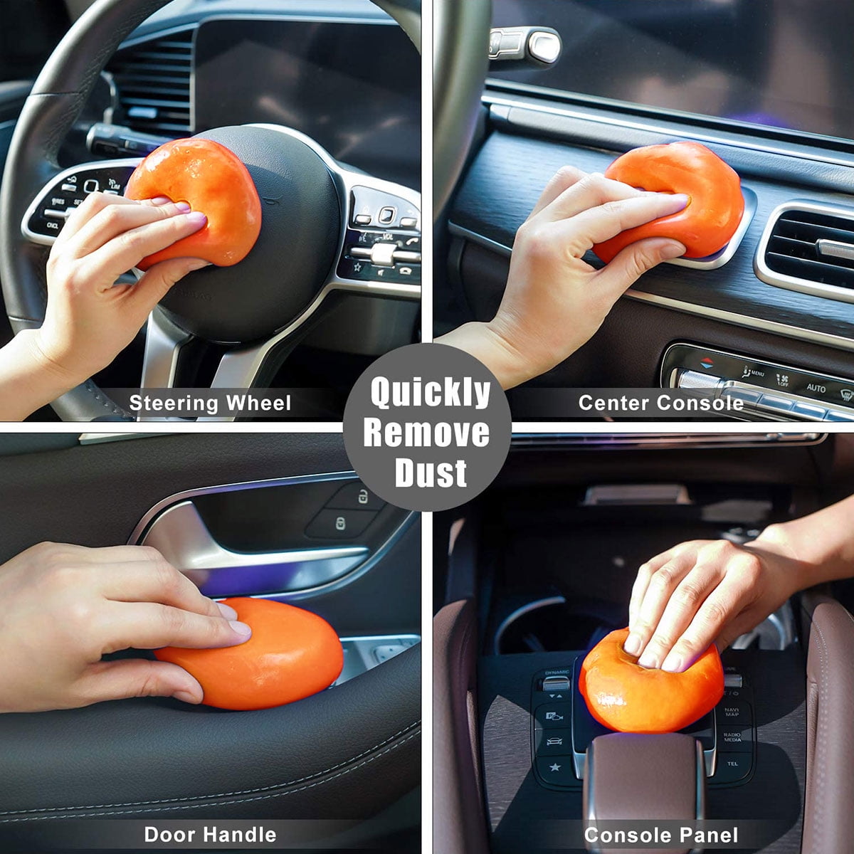 Lieonvis Car Clay Bar 100g,Premium Grade Clay Bars Detailing Magic Clay Bar Cleaner Auto Wash Bars with Washing and Adsorption Capacity for Car Wash Car Detailing Clean RV Bus Glass Cleaning