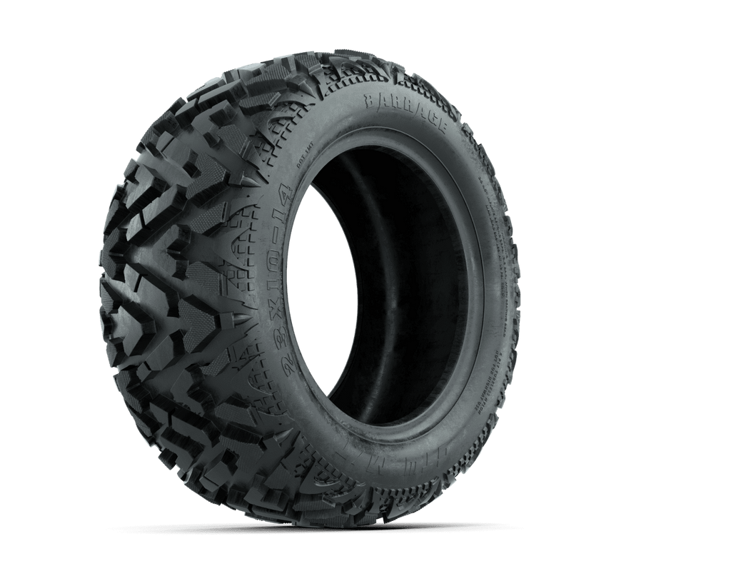 23" Tall GTW Barrage Mud Terrain 23X10-14 Golf Cart Tire