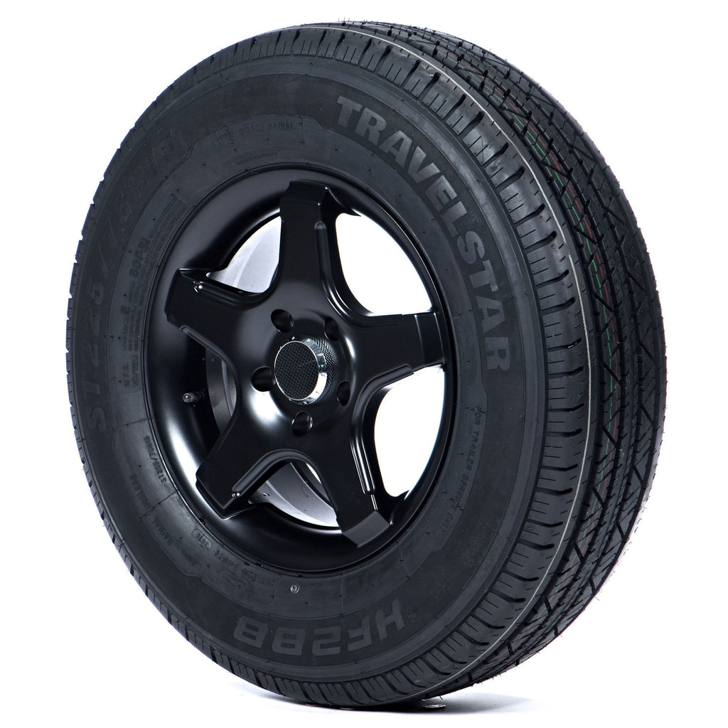 Travelstar HF288 ST225/75R15 10 Ply 117M Load Range E Radial Trailer Tire - ST 225/75/15 225/75R15 (Tire Only)