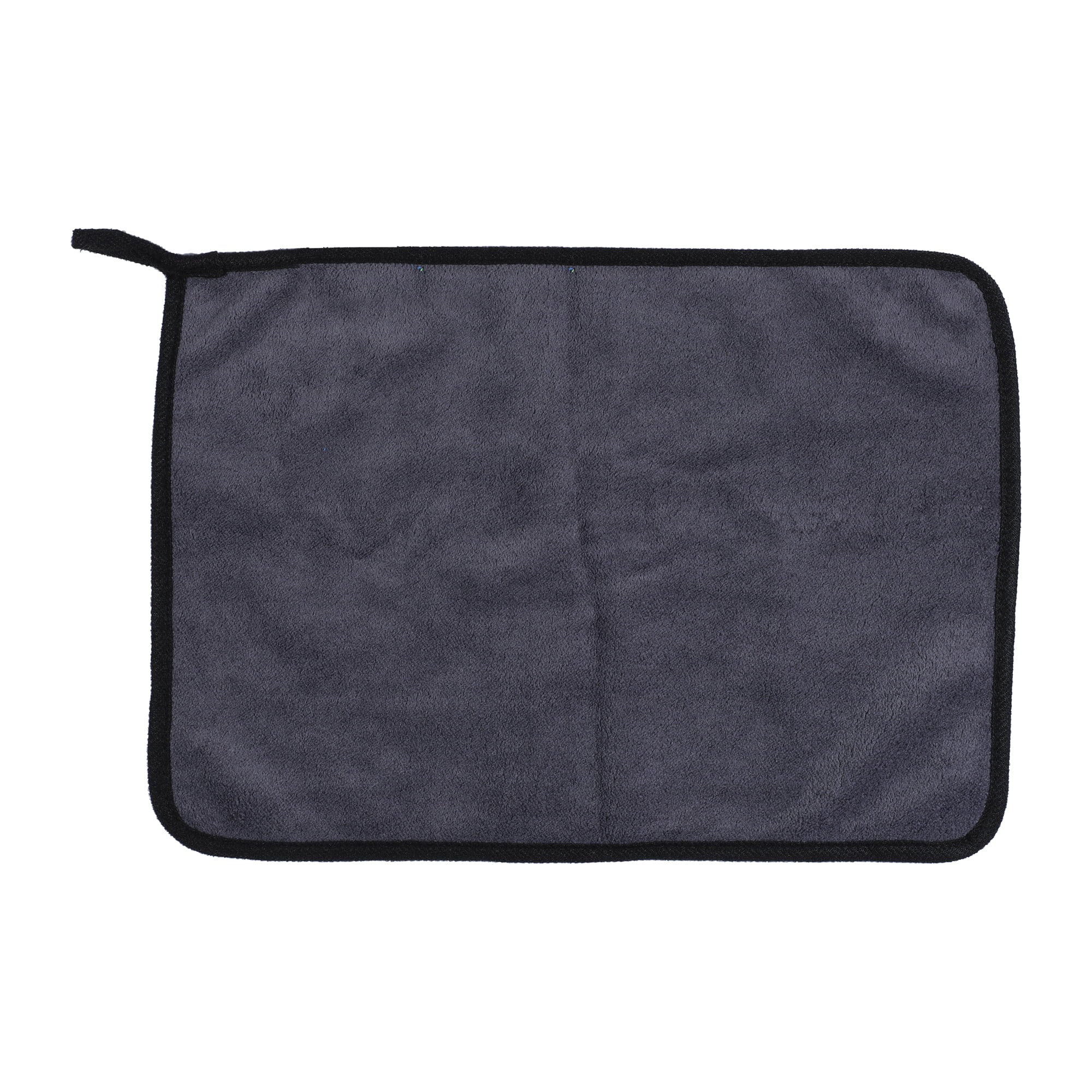 Unique Bargains 4pcs Microfibre Car Drying Towel 30 x 40cm 600GSM Car Drying Cloth Window Cleaner Gray Green
