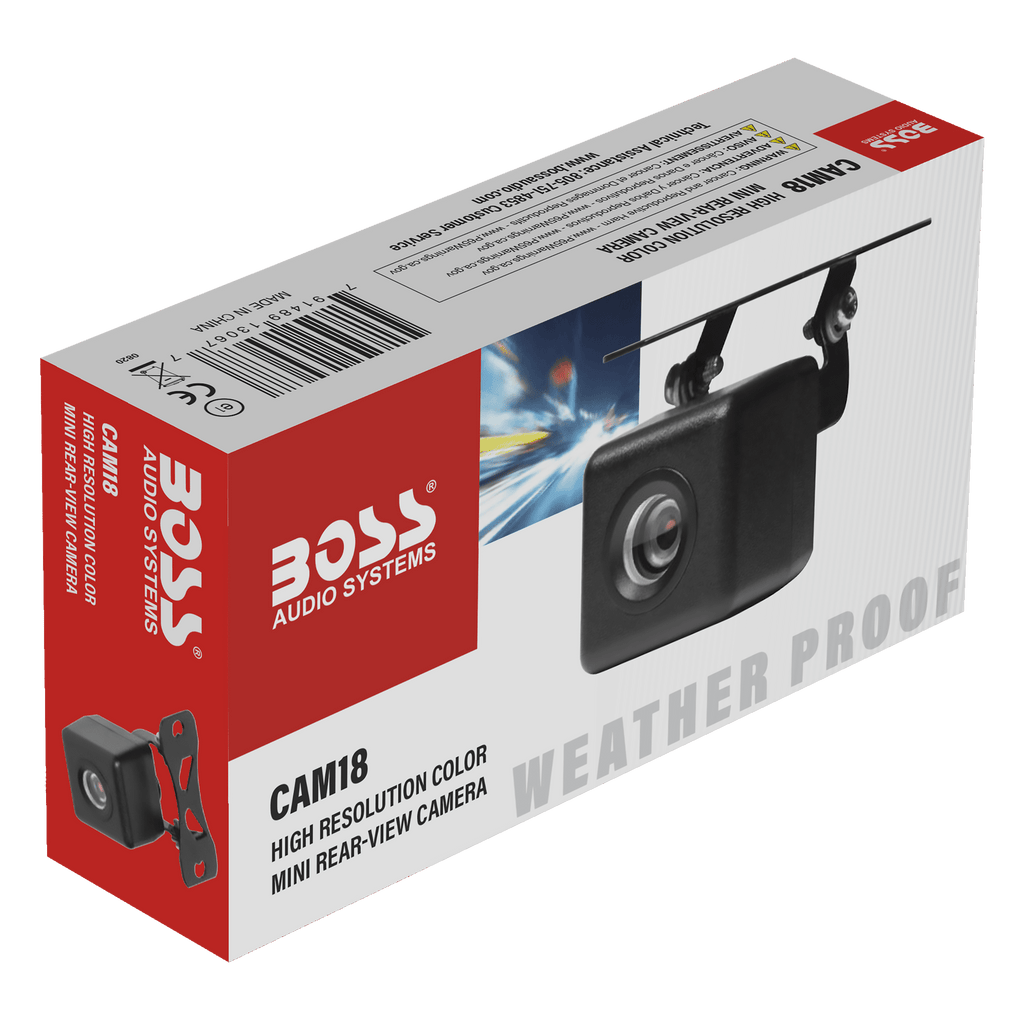 BOSS Audio Systems CAM18 Reverse Rearview Backup Car Camera
