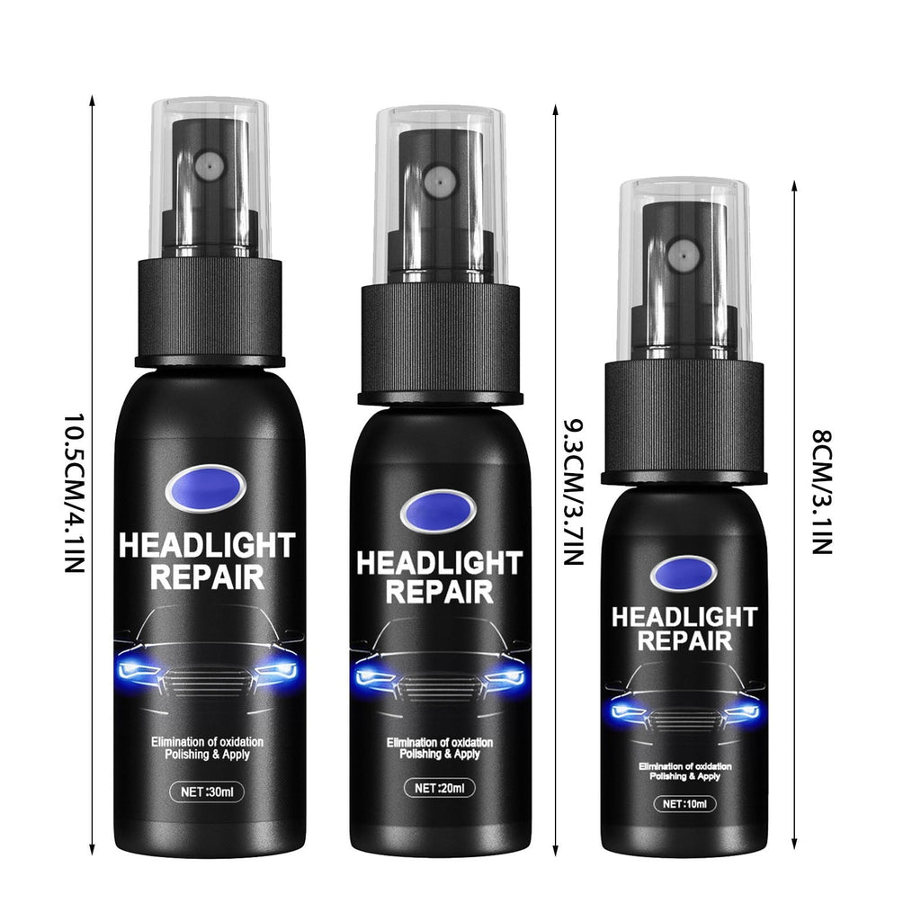 1 Bottle Of Headlight Spray Car Headlight Scratch Agent Polishing Car Headlight Lampshade Headlight Cleaner Headlight Kit Liquid Cleaning10/20/30ML Car Polish Renewals Car Protector for Dogs Window