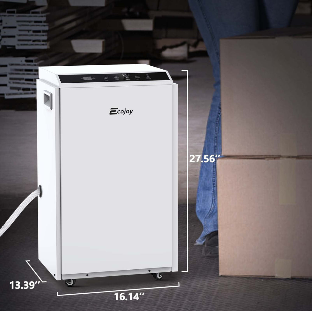 Rocita Dehumidifiers for Basements with Drain Hose, 180 Pints Commercial Dehumidifiers with 2.11 Gal. Water Tank Space Up to 2300 Sq Ft