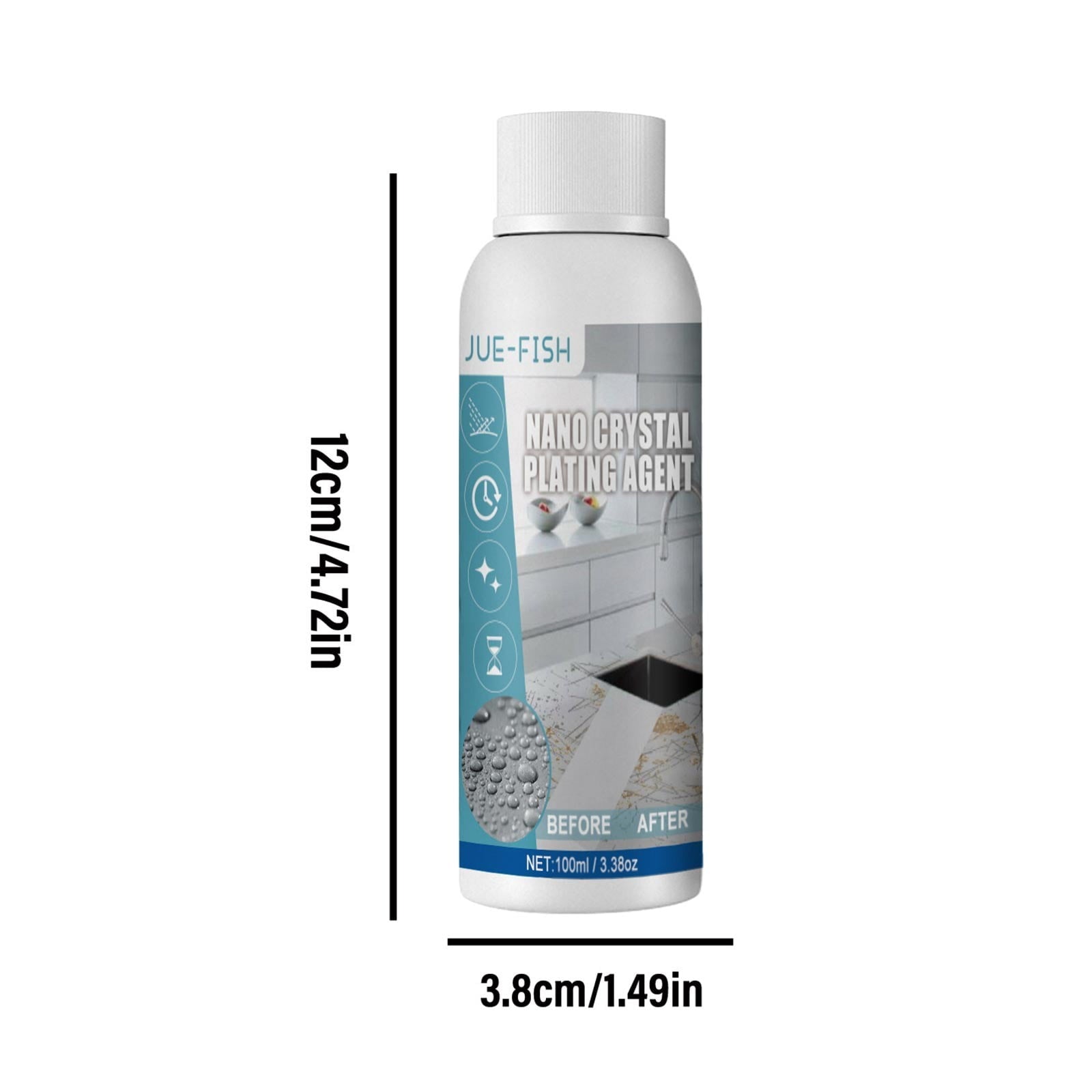 High Protection Ceramic Coating Spray, High Protection Crystal Coating, Quick Waxing Polishing, Glass Cleaning, Plastic Trim Renovation, Long Lasting Gloss