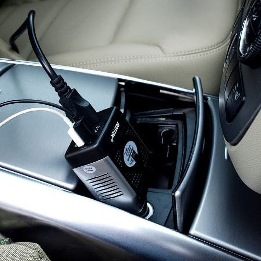 BESTEK 150W Power Inverter Car Charger with 2 USB Charging Ports (3.1A Shared)