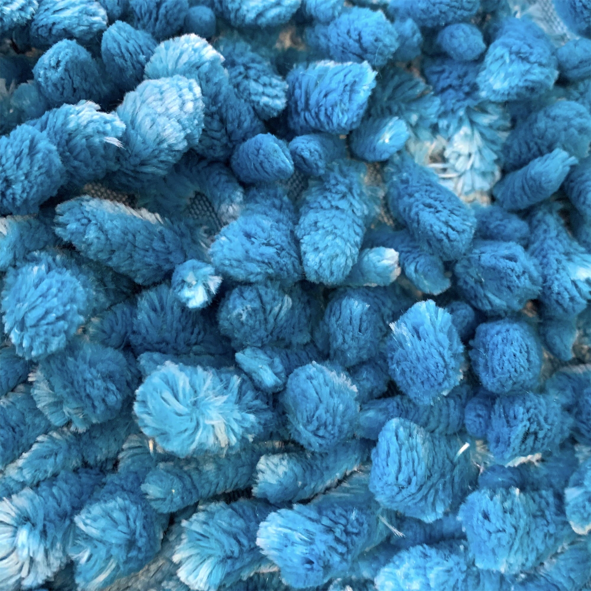 Auto Drive Car Wash Microfiber Sponge, Chenille Pile & Scrubber Back, Blue, 1 piece