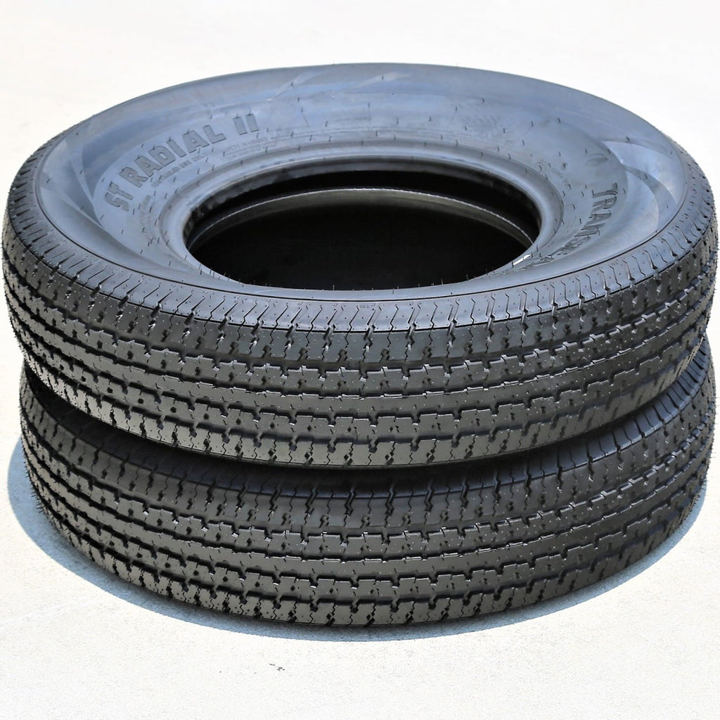 Set of 4 (FOUR) Transeagle ST Radial II Steel Belted ST 235/80R16 Load E (10 Ply) Trailer Tires