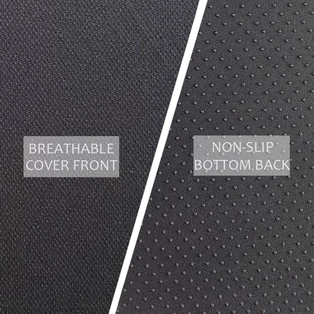 Gel Seat Cushion Pillow - Double Thick Office Chair Car Egg Seat Cushion Pillow for Back, Coccyx & Tailbone Pain Relief Pad - Pressure Reducing Honeycomb Designed for Comfort