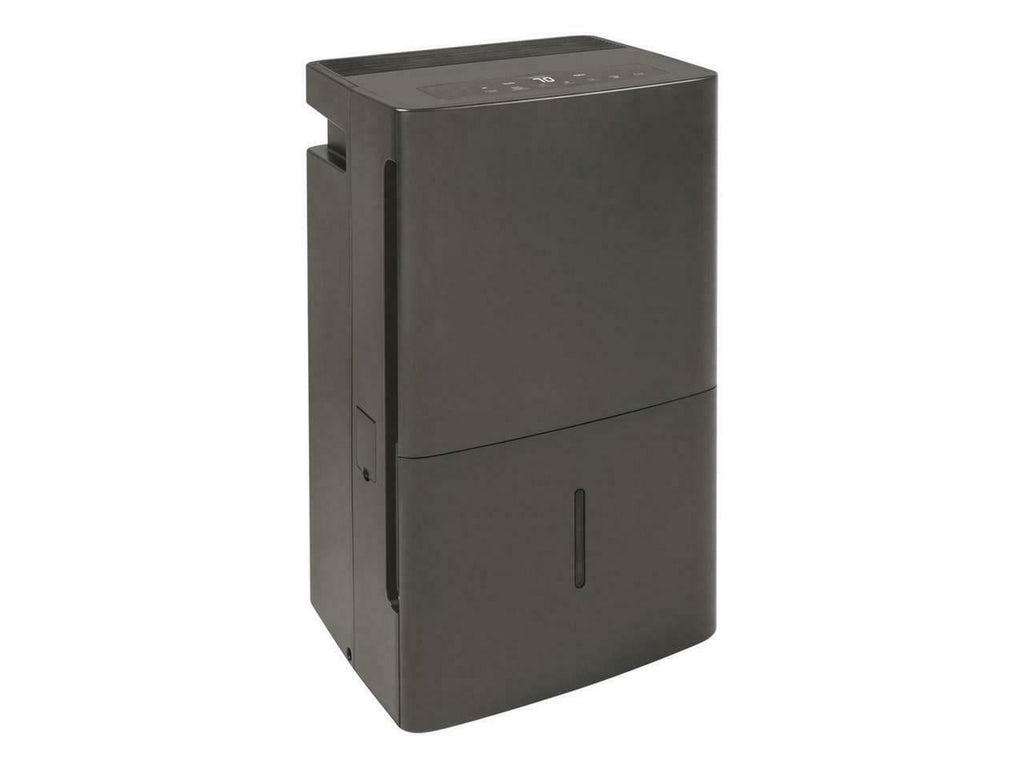 Restored GENERAL ELECTRIC 50-Pint Portable Dehumidifier with Built-In Pump, Gray, Factory Reconditioned [Refurbished]