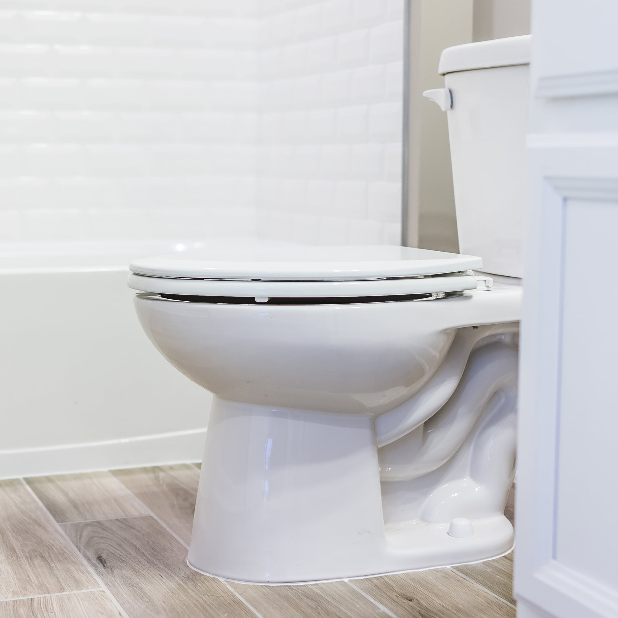 Danco Universal Rubber Stick-on Round Toilet Seat Bumpers, 4-Piece, 0.01 lbs (10062)