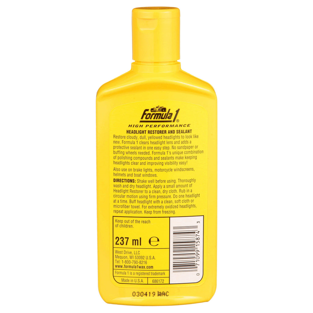 Formula 1 Headlight Restorer