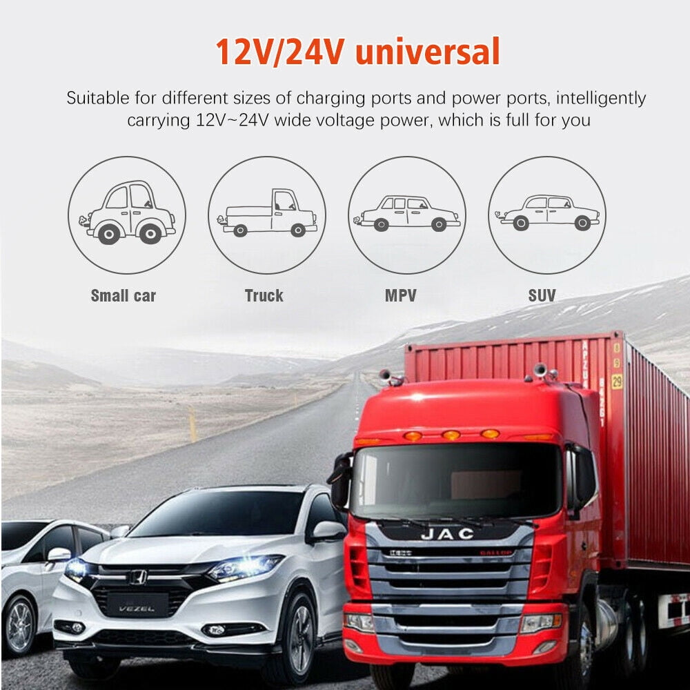 DFITO 3000 Watt Power Inverter DC 12V/24V to 110V AC Car Converter for Car RV Truck Boat Travel Camping