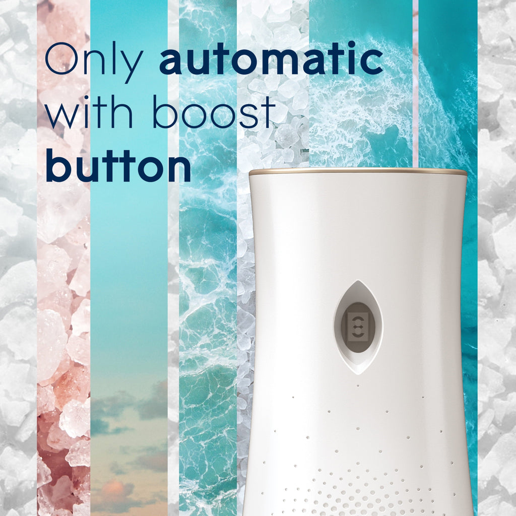 Glade Automatic Spray Refills, Air Freshener, Sky & Sea Salt, 6.2 Oz Each, Pack of 2