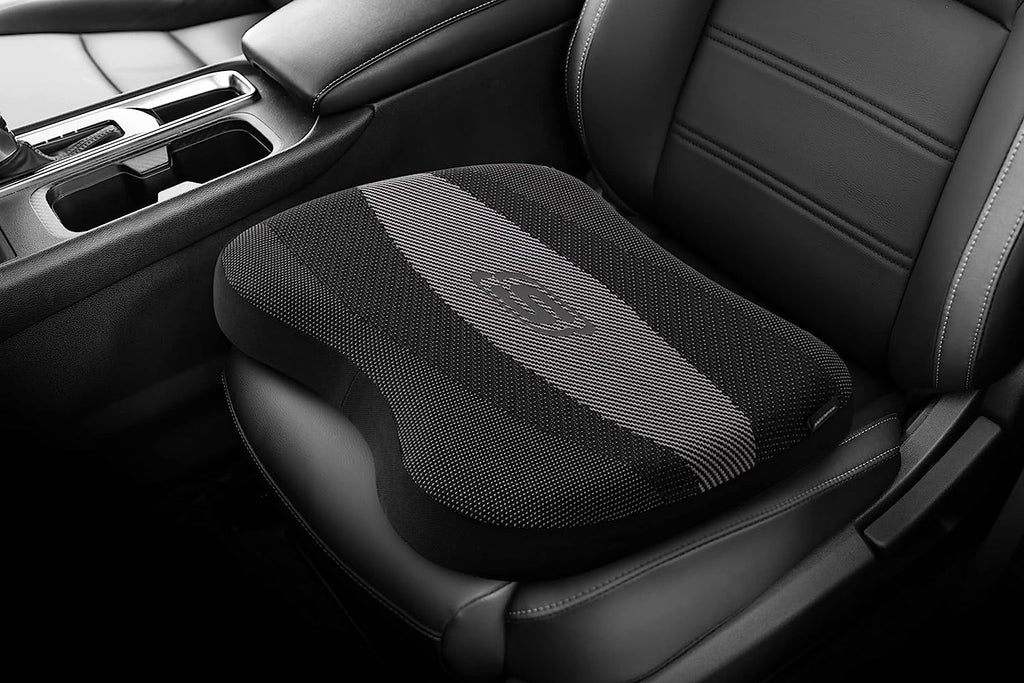 Skechers 22WMSK06 Seat Cushion, Skech-Knit Memory Foam Seat Pad Universal Fit for Most Cars, Chairs