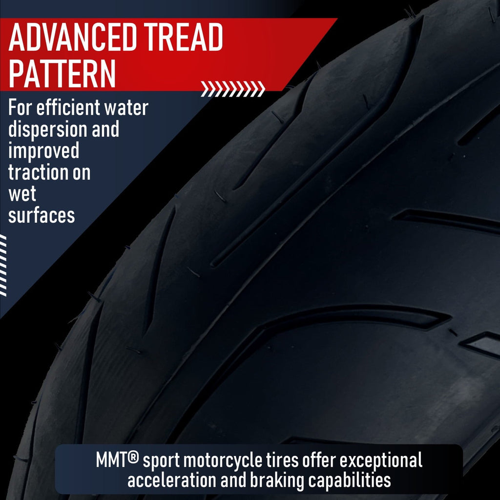 180/55-17 MMT® S1-XX Rear Motorcycle Tire 73W 180/55ZR17 (DOT 2123)