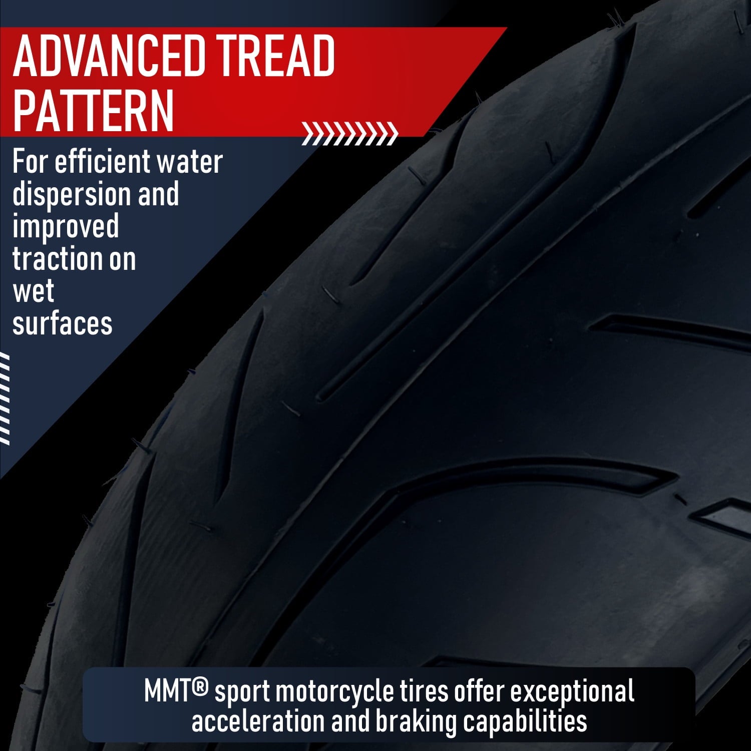 180/55-17 MMT® S1-XX Rear Motorcycle Tire 73W 180/55ZR17 (DOT 2123)