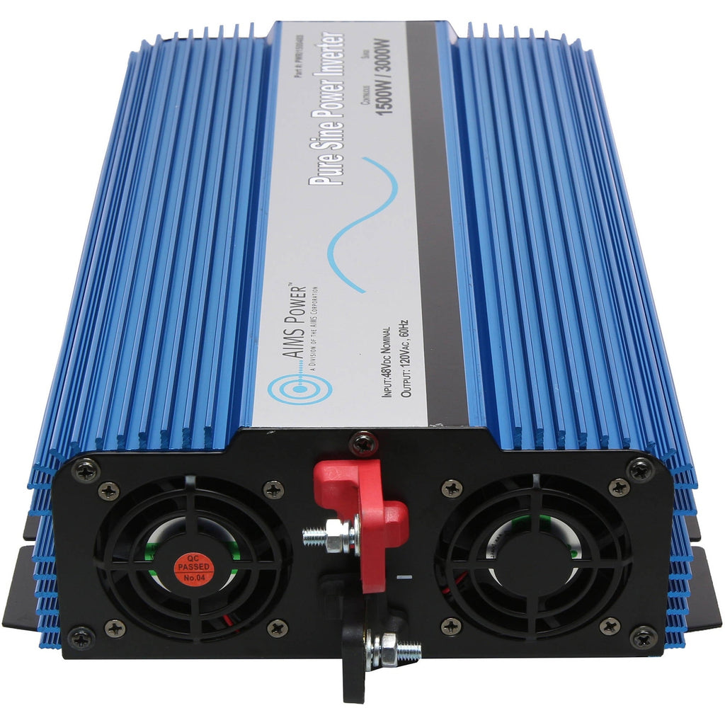 AIMS POWER 1500 WATT PURE SINE INVERTER 12 VDC to 120 VAC ETL LISTED