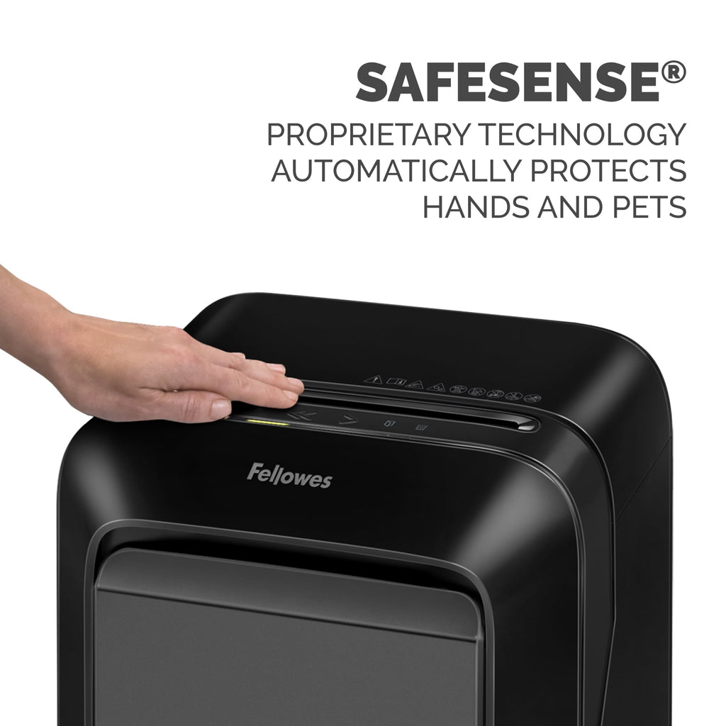 Fellowes Powershred LX210 16 Sheet Micro-Cut Heavy Duty Paper Shredder for Office, Black, 14.13 " H