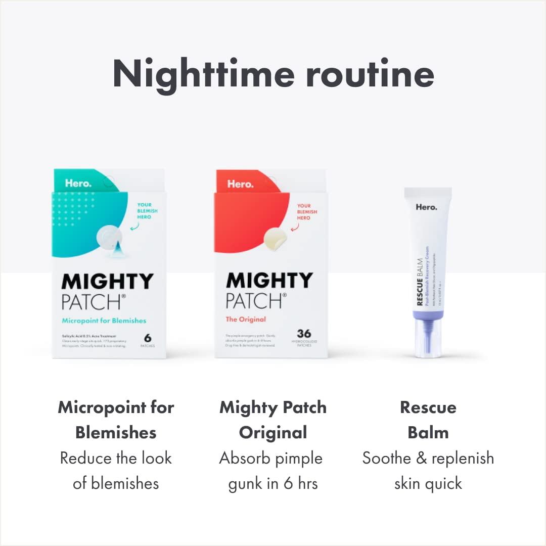 Mighty Patch™ Original from Hero Cosmetics - Hydrocolloid Acne Pimple Patch (27 Patches)