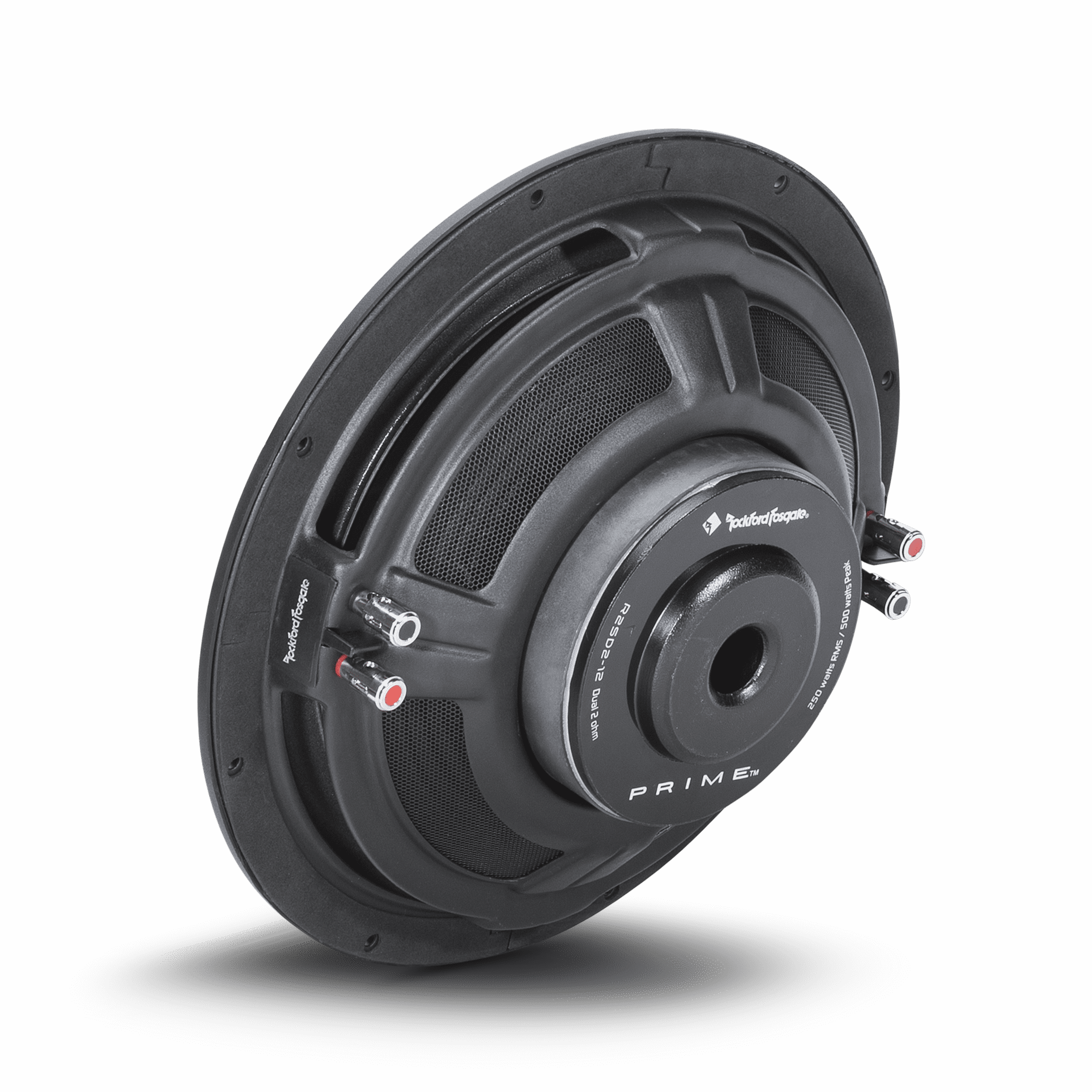 Rockford Fosgate R2SD2-12 Slim Prime 12" R2 2-Ohm DVC Shallow Subwoofer - 250 Watts RMS / 500 Watts Peak