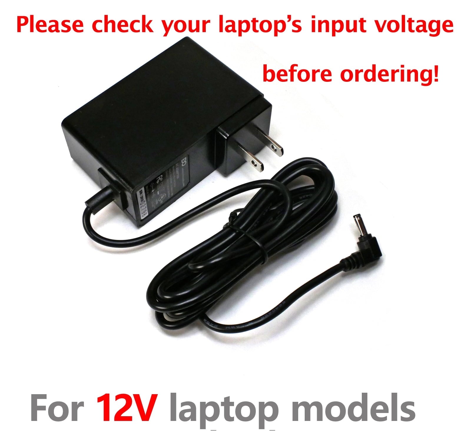 EDO Tech Wall Charger for Gateway GWTC116-2BL GWTC116-2BK GWTN116-3RD GWTN116-3BL 11.6" 2-in-1 Convertible Notebook Laptop (6.5 ft Long Cable 12V AC Power Adapter)