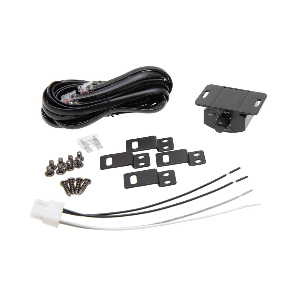 Power Acoustik Low Profile 8" Car Subwoofer Enclosure with 600W Class D Amplifier & LED Lighting