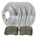 AutoShack Front and Rear Brake Rotors and Performance Ceramic Pads Kit Replacement for 2006-2007 Chevrolet Monte Carlo 2006 2007 2008 2009 2010 Impala 3.5L 3.9L 5.3L V6 V8 FWD