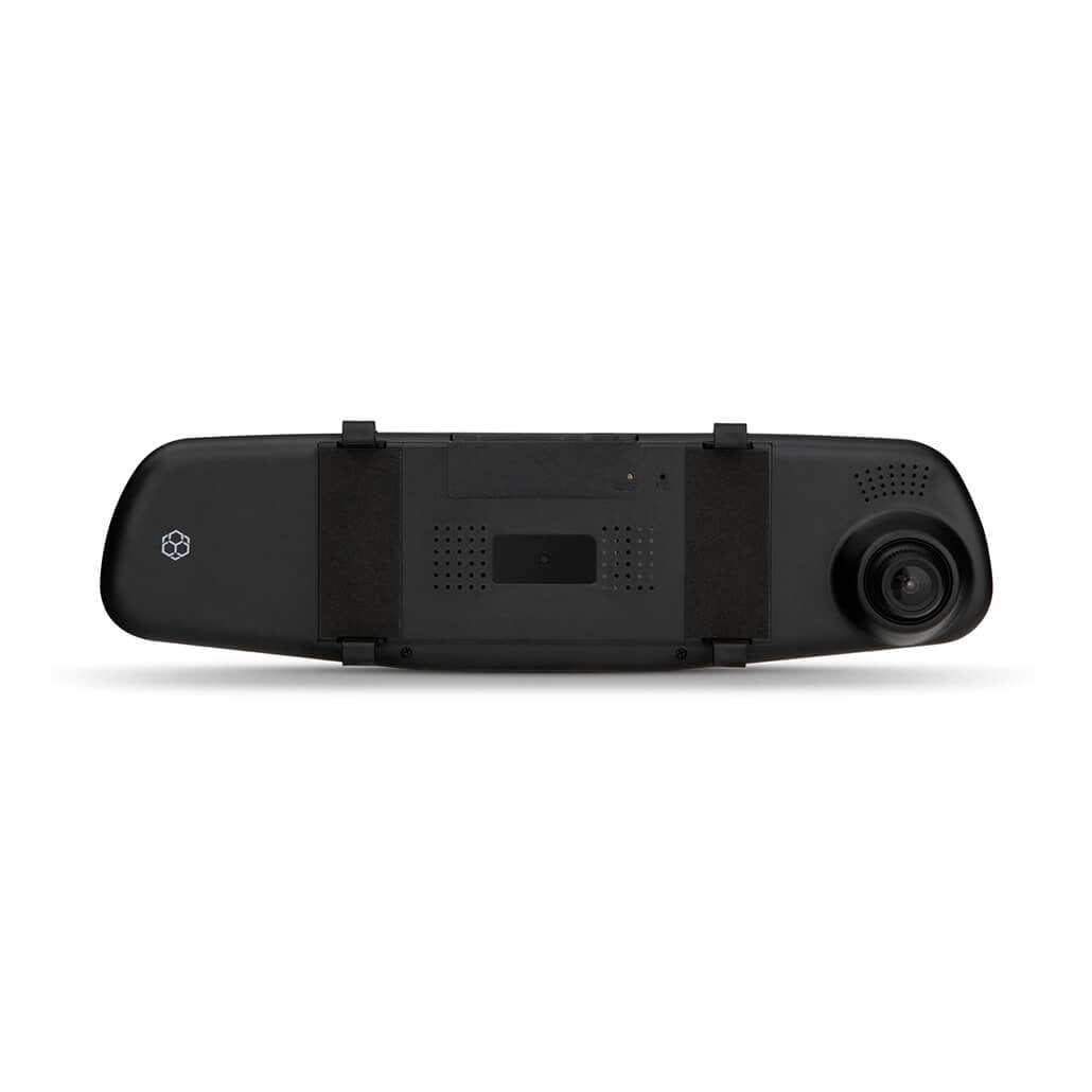 YADA 720P Mirror Roadcam, Add-on Rear View Mirror & HD Dash Cam 2-in-1, 2.4" LCD Monitor