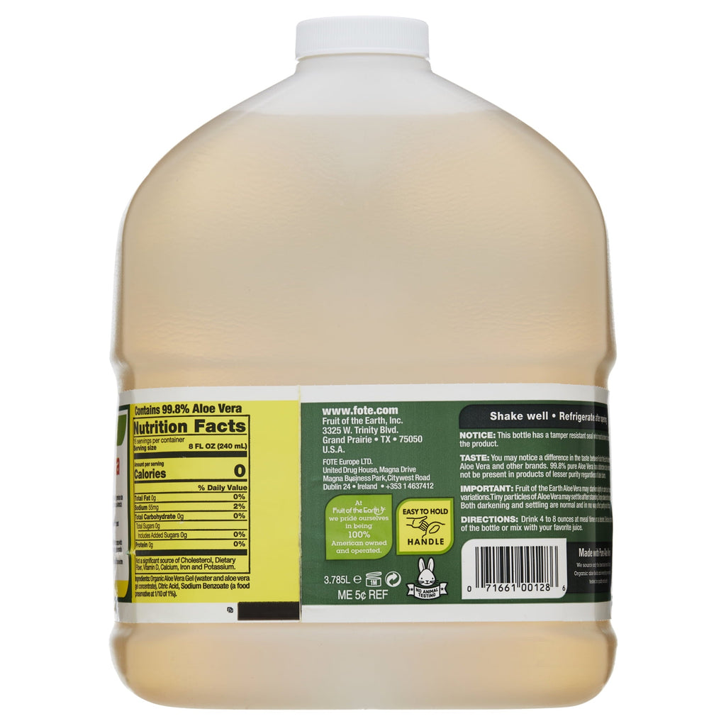 Fruit of the Earth Health & Wellness Aloe Vera Drink, 128 fluid ounces