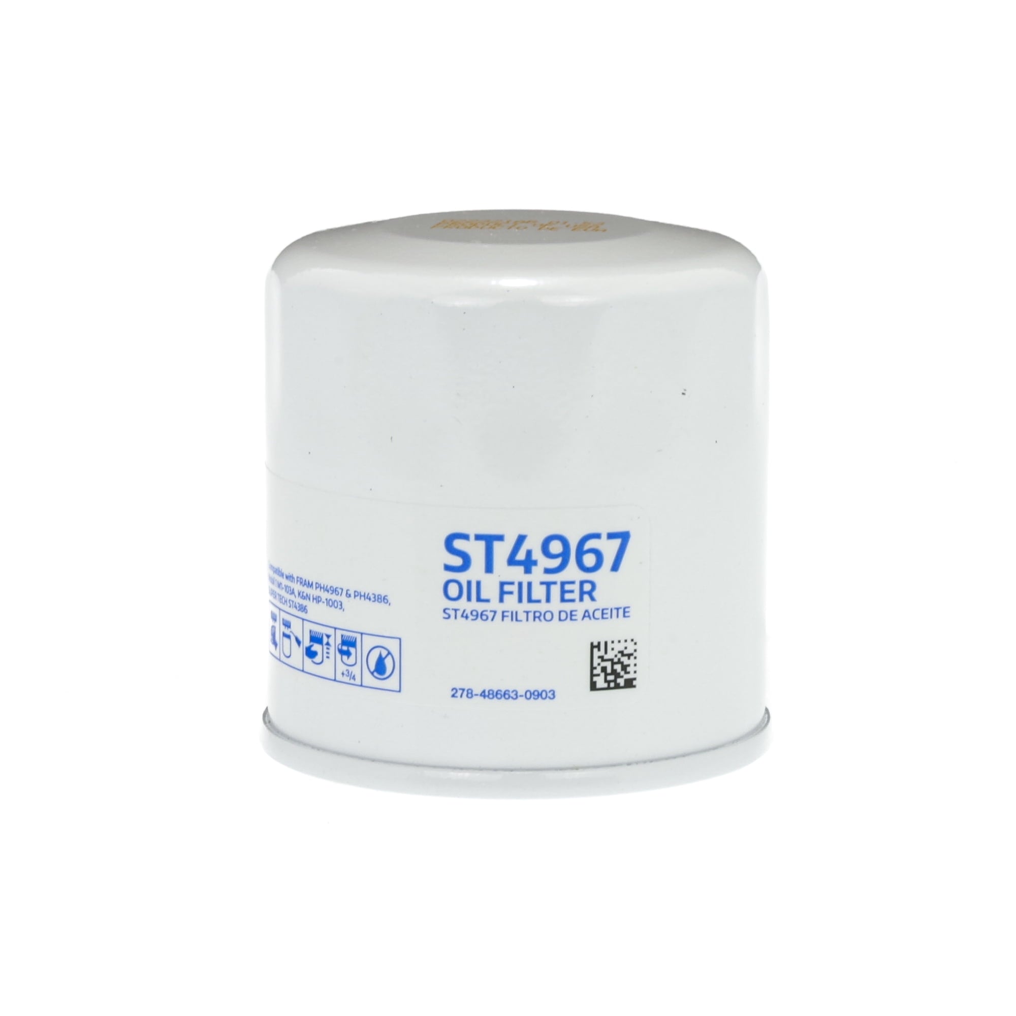 SuperTech 10K mile Spin-on Oil Filter, ST4967, for Daihatsu, Lexus and Toyota Fits select: 2019-2023 TOYOTA RAV4, 2018-2023 TOYOTA CAMRY