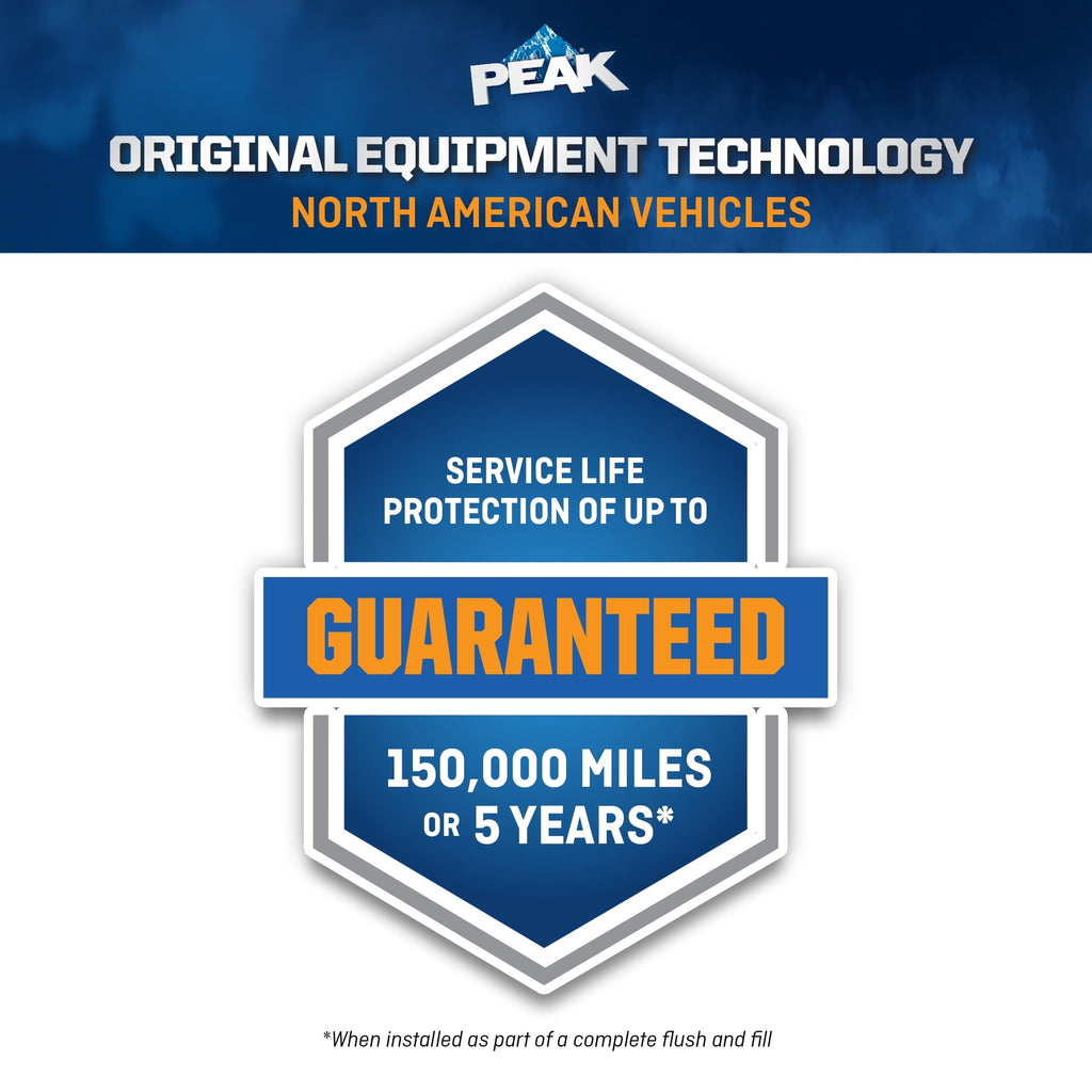 PEAK Original Equipment Technology Antifreeze for North American Vehicles - Orange