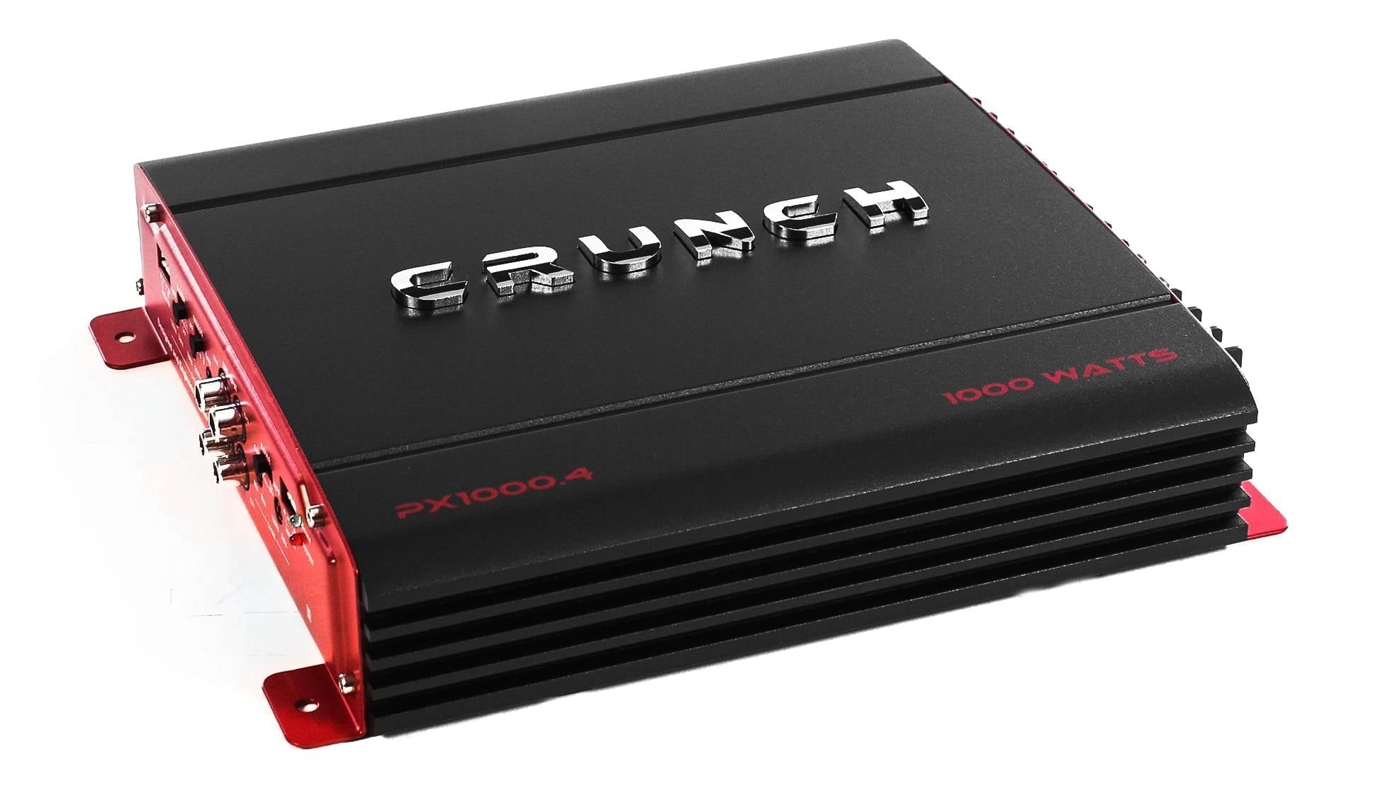 Crunch PX-1000 Car Stereo Amp w/ 4 3-Way Speakers and Soundstorm Wiring Kit