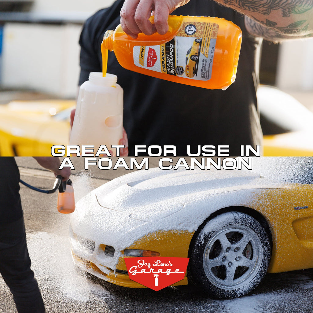 Jay Leno's Garage Ceramic Wash Shampoo (48 oz) - Clean, Protect & Boost Shine