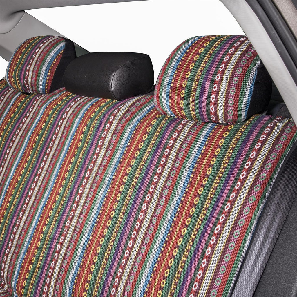Auto Drive 1PC Bench Seat Cover Polyester Baja Saddle Blanket Orange - Universal Fit,2102SC097