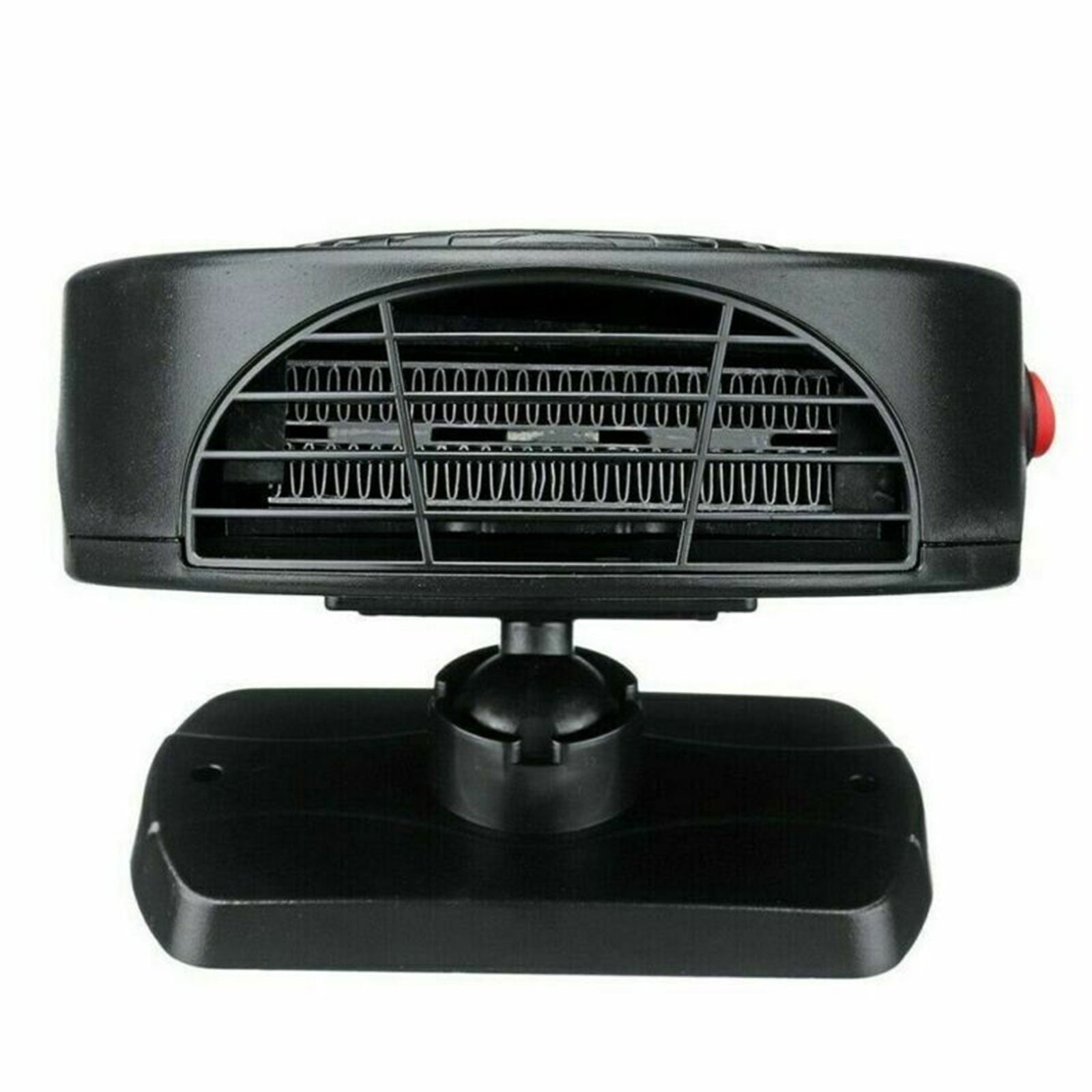 Car Defroster Defogger 12V Truck Car Heat Cooling Fan, Portable Car Heater, Plug Adjustable Thermostat in Cigarette Lighter 150W 3-Outlet Plug USB, Black