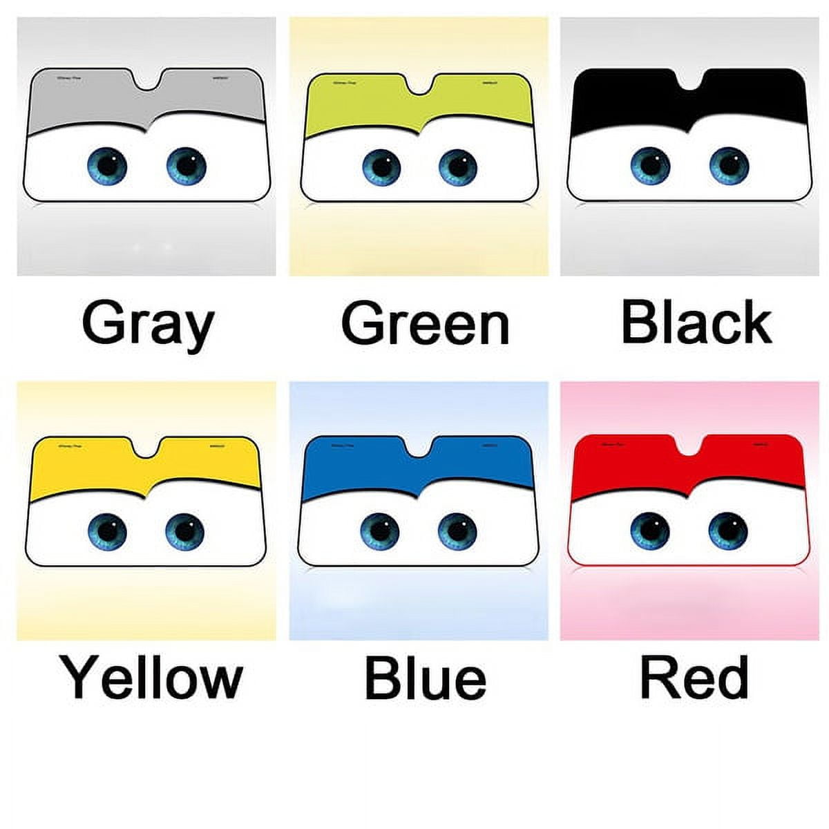 Eyes Heated Windshield Sunshade Car Window Windscreen Cover Sun Shade Auto Sun Visor Car-covers UV Protection