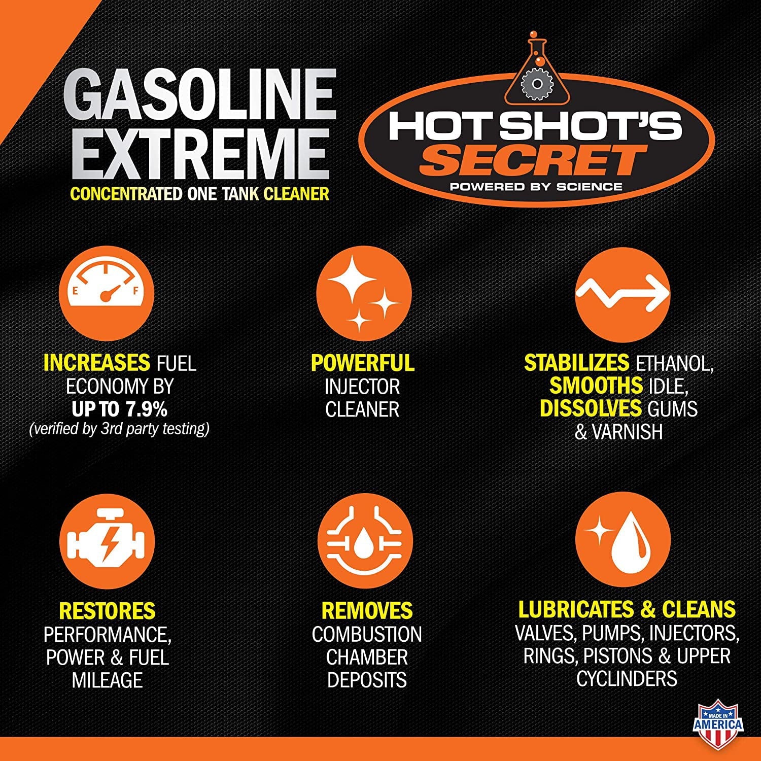 Hot Shots GE16Z 16 oz Gasoline Extreme Fuel