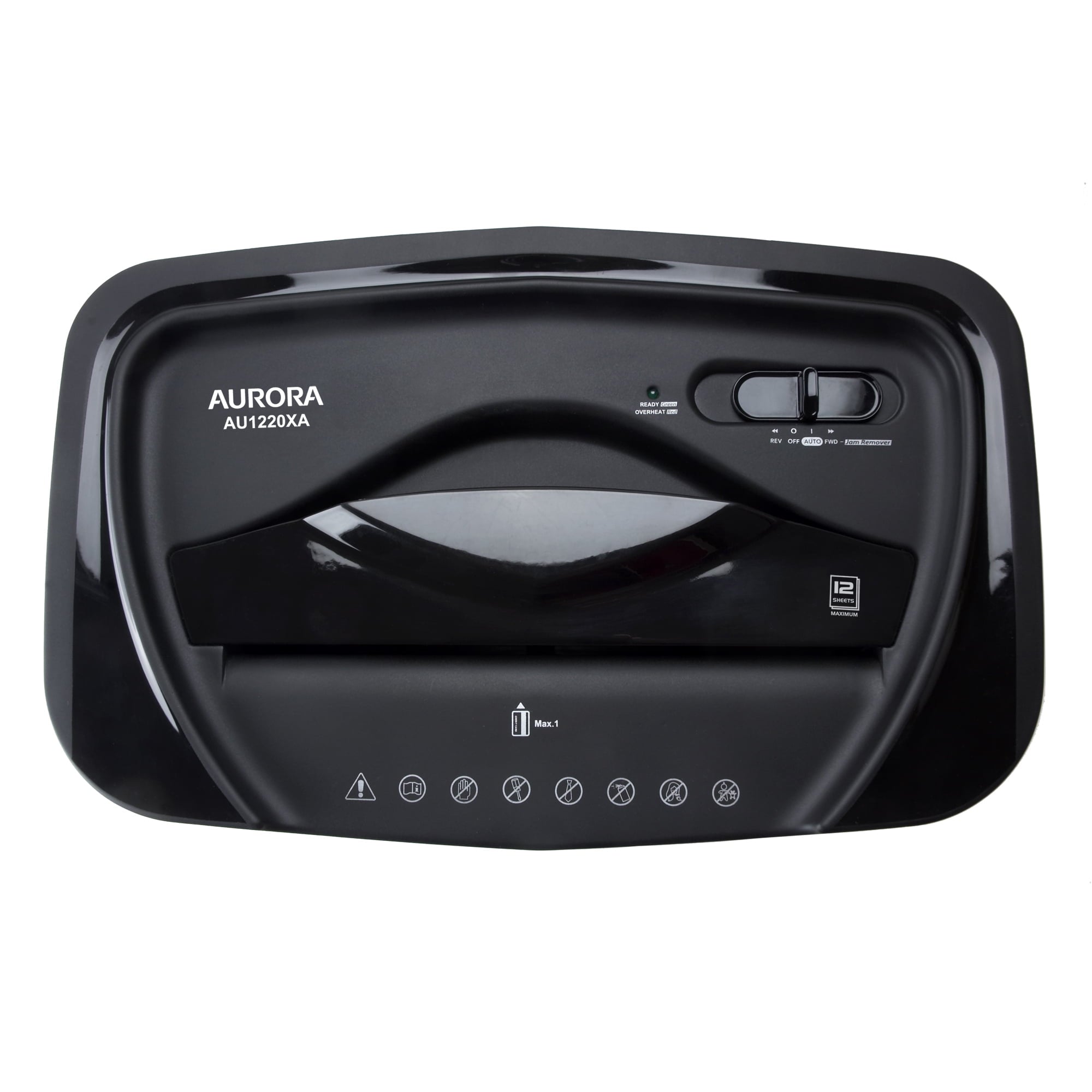 Aurora GB 12-Sheet Crosscut Paper and Credit Card Shredder with 5.2-Gallon Wastebasket