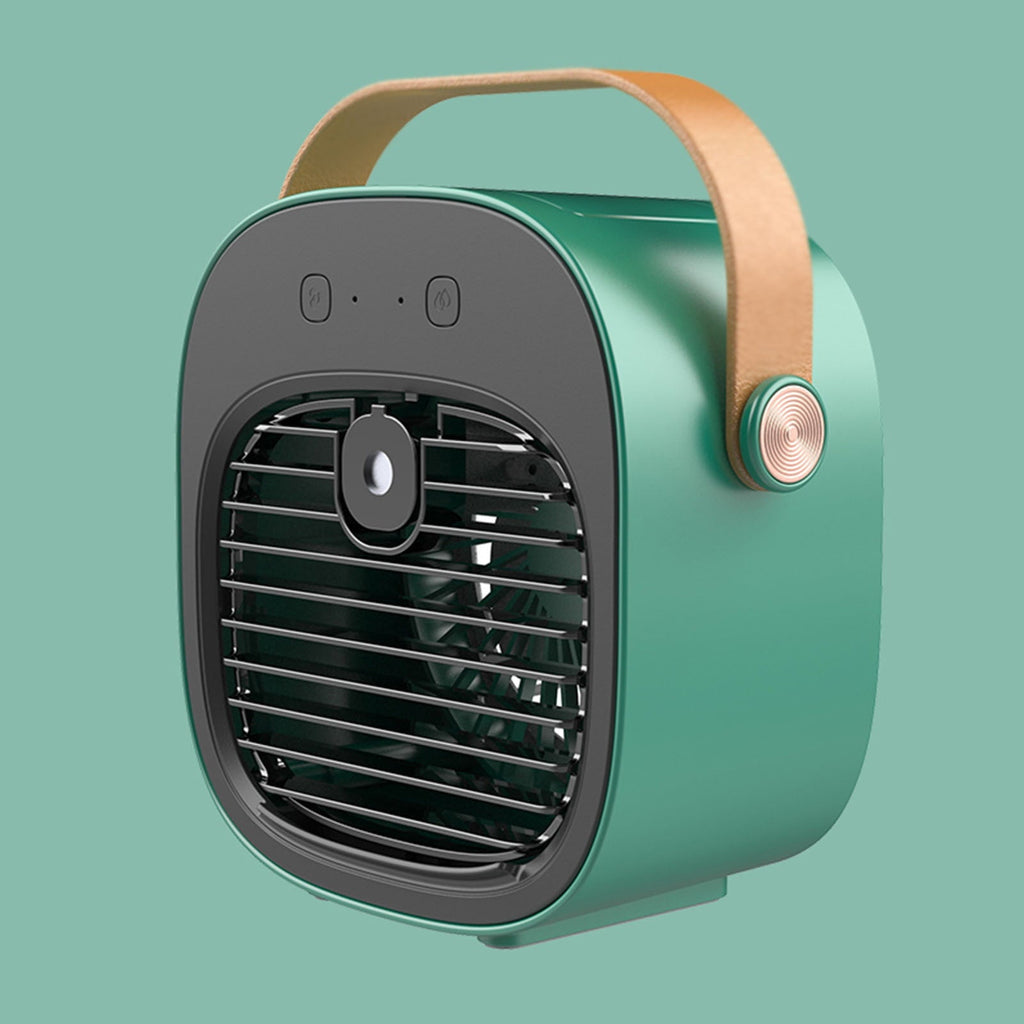 SDJMa Portable Air Conditioner, 3-IN-1 Evaporative Air Cooler with 180ml Water Tank, Adjustable 3 Speeds USB Powered Mini Desk Fan for Room/Office/Camping