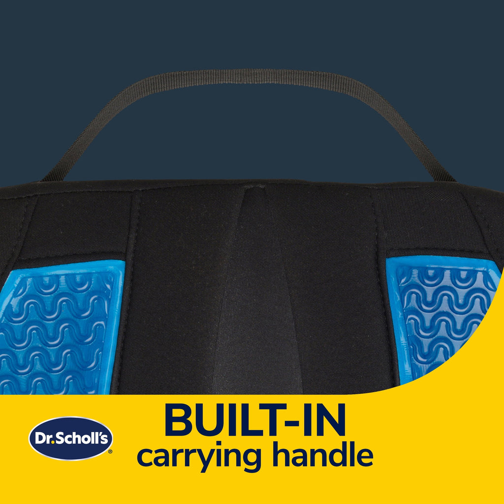 Dr. Scholl’s Black Massaging Gel Posterior Seat Cushion, 46100WDI, 2.83 lb