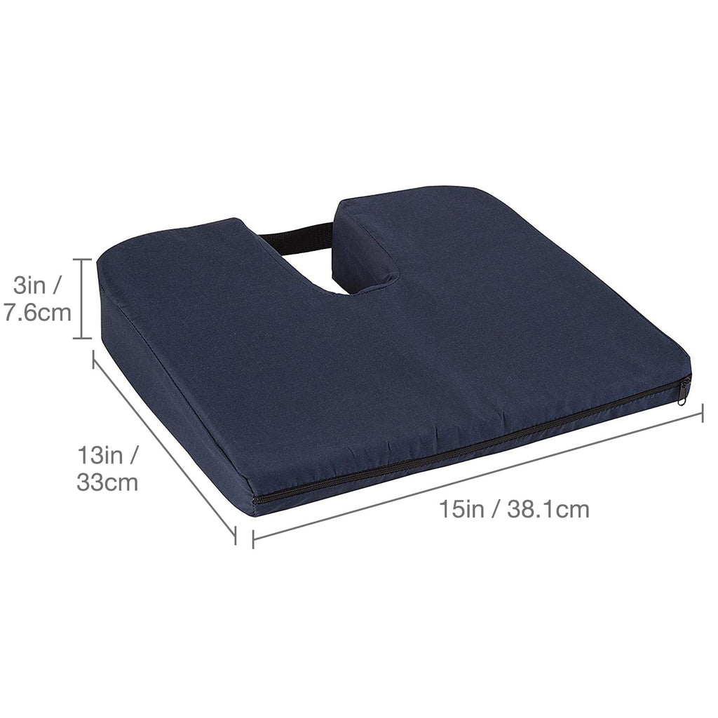 Coccyx Cushion for Lumbar Support, Navy