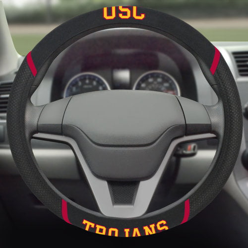 Fanmats USC Southern California Trojans Steering Wheel Cover 15"x15"