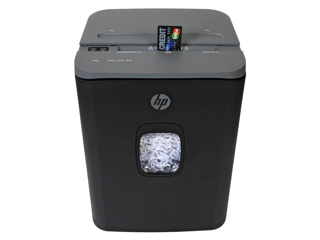 Royal CC20 Paper Shredder - Cross Cut - 20 Per Pass - for shredding Paper, Staples, Credit Card, Envelope, CD, DVD - 0.169" x 1.732" Shred Size - 8.75" Throat - 30 Minute Run Time - 40