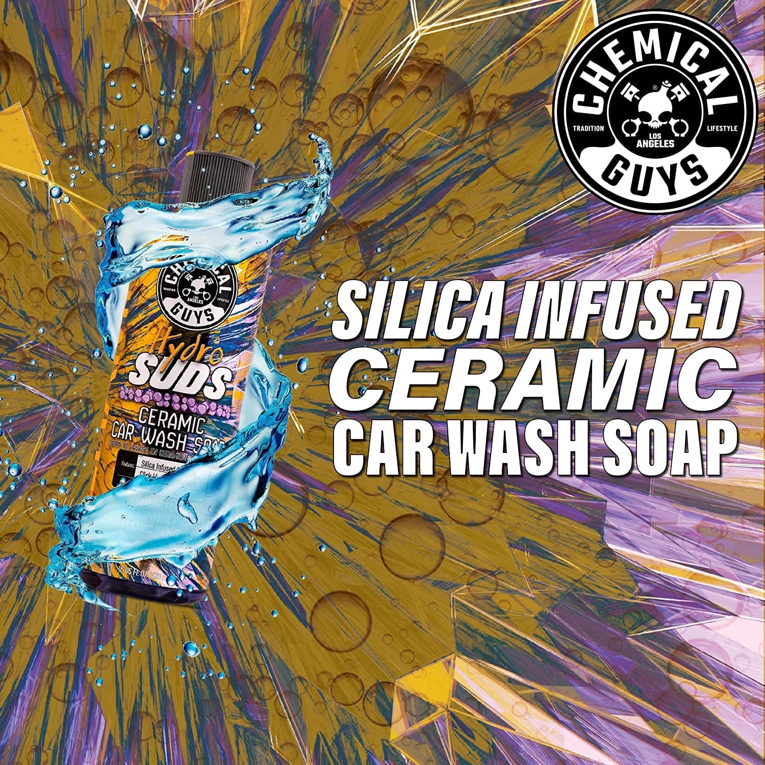 Chemical Guys Hydrosuds High-Gloss Hyper Foaming SiO2 Ceramic Car Wash Soap